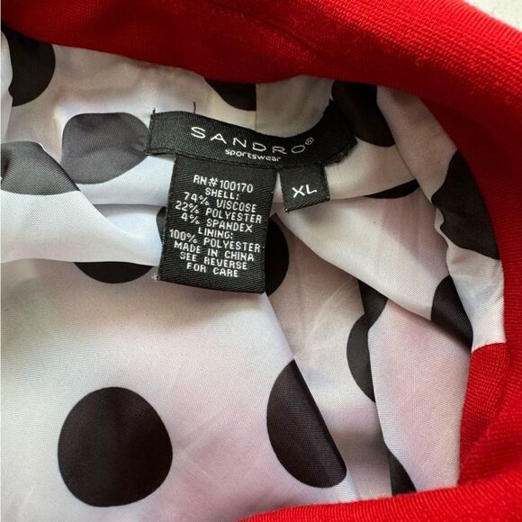 Sandro Sportswear Retro Swing Cape Blazer Jacket - Picture 8 of 8